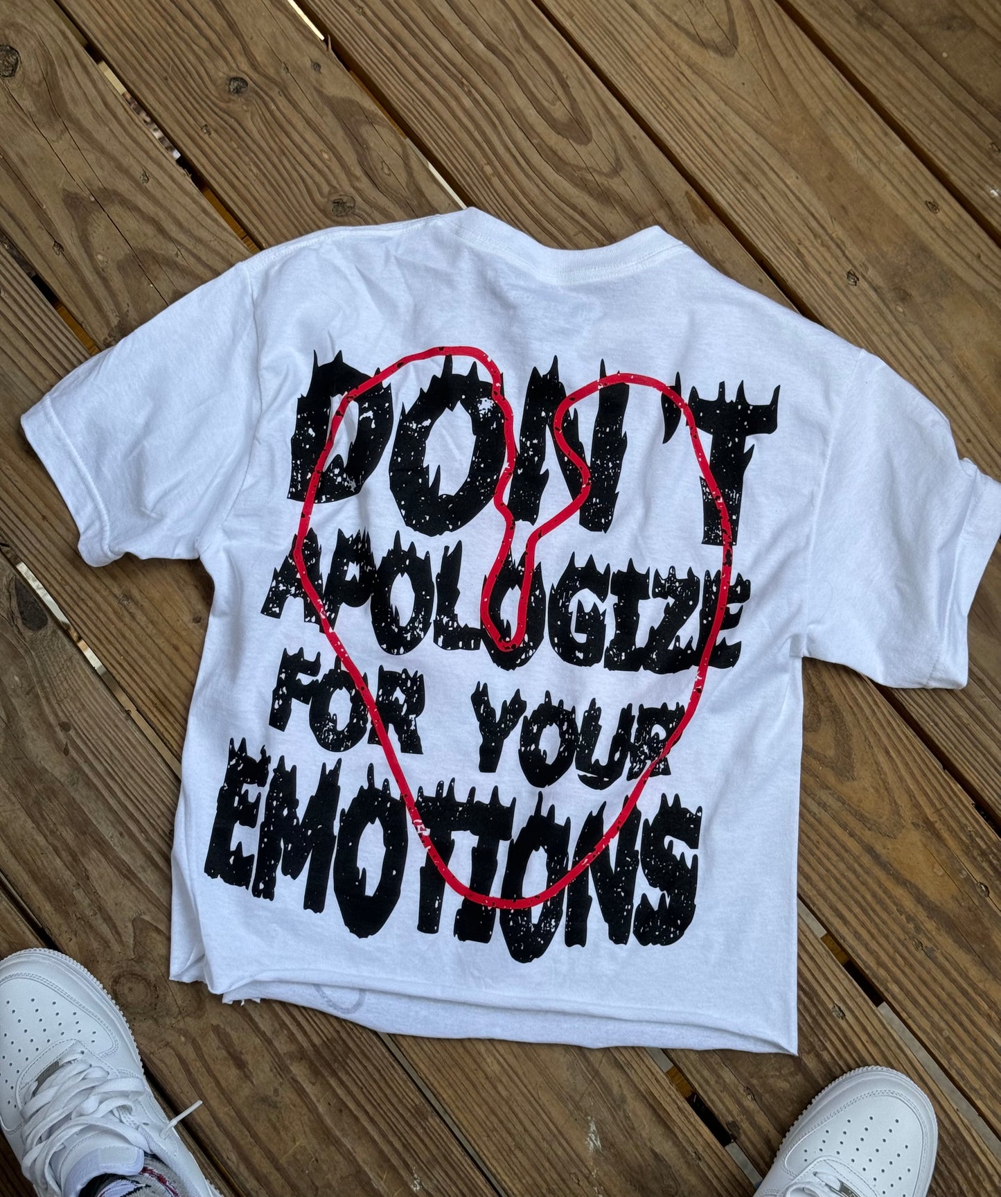 No Emotions Cropped Tee